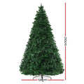 Jingle Jollys 2.1m Christmas Tree 8 Light Modes Multi Colour Xmas