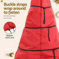 Jingle Jollys 2.4m Pre-Lit Christmas Tree 1488 LED Green with Red Storage Bag