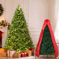 Jingle Jollys 2.4m Pre-Lit Christmas Tree 1488 LED Green with Red Storage Bag