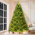 Jingle Jollys Christmas Tree 2.7m Xmas Tree Decorations 1800 LEDs 1831 Tips 8 Light Modes