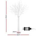 Jingle Jollys 2.1M Christmas Tree 780 LED Lights Cherry Blossom