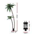 Jingle Jollys 2.1m LED Christmas Palm Tree Party Decorations