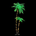 Jingle Jollys 2.1m LED Christmas Palm Tree Party Decorations