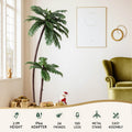 Jingle Jollys 2.1m LED Christmas Palm Tree Party Decorations