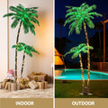 Jingle Jollys 2.1m LED Christmas Palm Tree Party Decorations