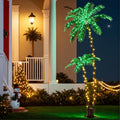 Jingle Jollys 2.1m LED Christmas Palm Tree Party Decorations