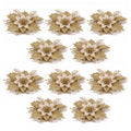 Jingle Jollys 10Pcs Christmas Tree Flower Set Garland Wreath Poinsettia Decorations