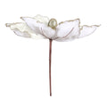 Jingle Jollys 14Pc Christmas Tree Flower Garland Wreath Magnolia White