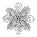Jingle Jollys 20Pcs Christmas Tree Flower Set Garland Wreath Poinsettia Decorations