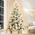 Jingle Jollys Christmas Tree 1.8M 350 LED Lights Snowy