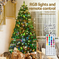 Jingle Jollys 1.8m RGB LED Christmas Tree 890 Tips Remote