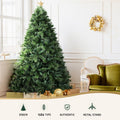 Jingle Jollys Christmas Tree 2.1m 1584 Tips Pine Needles