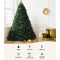 Jingle Jollys Christmas Tree 2.1m 2800 LED Lights 8 Modes