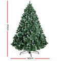 Jingle Jollys 2.1M Snowy Christmas Tree 1250 Tips Xmas Decor