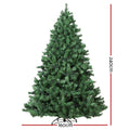Jingle Jollys Christmas Tree 2.4M 3190 LEDs 8 Light Modes