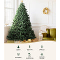 Jingle Jollys Christmas Tree 2.4M 3190 LEDs 8 Light Modes