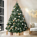 Jingle Jollys 2.4M Snowy Christmas Tree 1500 Tips Xmas