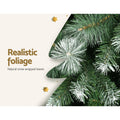 Jingle Jollys 2.7m Christmas Tree 1765 Tips Snowy Pine Needle
