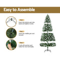 Jingle Jollys 2.7m Christmas Tree 1765 Tips Snowy Pine Needle