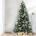 Jingle Jollys 2.7m Christmas Tree 1765 Tips Snowy Pine Needle