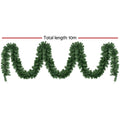 Jingle Jollys 10M Christmas Garland 700 LED Lights Xmas Decoration