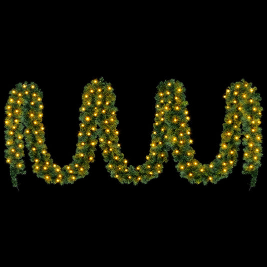 Jingle Jollys 20M Christmas Garland LED Lights 1400 Tips Xmas