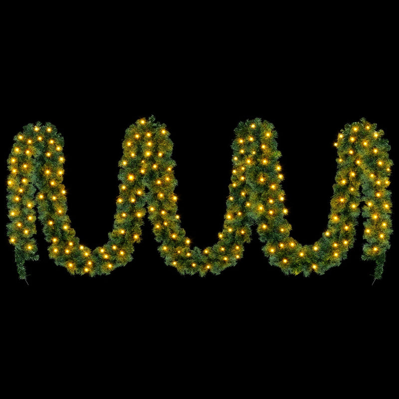 Jingle Jollys 20M Christmas Garland LED Lights 1400 Tips Xmas