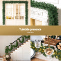 Jingle Jollys 20M Christmas Garland LED Lights 1400 Tips Xmas
