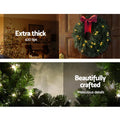 Jingle Jollys 60cm Christmas Wreath Garland Decoration Xmas