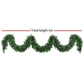 Jingle Jollys 5M Christmas Garland LED Lights 380 Tips Xmas