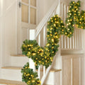 Jingle Jollys 5M Christmas Garland LED Lights 380 Tips Xmas