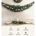 Jingle Jollys 1.8m Christmas Garland Green Xmas Decorations