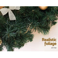 Jingle Jollys 1.8m Christmas Garland Green Xmas Decorations