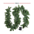Jingle Jollys 1.8m Christmas Garland LED Lights Xmas Decorations