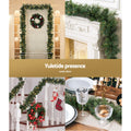 Jingle Jollys 1.8m Christmas Garland LED Lights Xmas Decorations