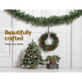 Jingle Jollys 1.8m Christmas Garland LED Lights Xmas Decorations