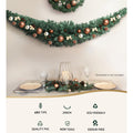Jingle Jollys 2.1m Christmas Garland Green Xmas Decorations