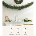 Jingle Jollys 2.4m Christmas Garland LED Lights Xmas Decoration