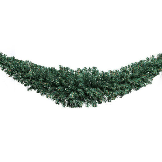 Jingle Jollys 2.4m Christmas Garland Green Xmas Decorations