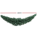 Jingle Jollys 2.4m Christmas Garland Green Xmas Decorations