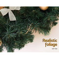 Jingle Jollys 2.4m Christmas Garland Green Xmas Decorations