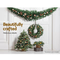 Jingle Jollys 2.4m Christmas Garland Green Xmas Decorations