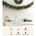Jingle Jollys 2.7m Christmas Garland Decorations Xmas Wedding