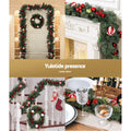 Jingle Jollys 2.7m Christmas Garland Decorations Xmas Wedding