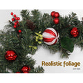 Jingle Jollys 2.7m Christmas Garland Decorations Xmas Wedding