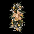 Jingle Jollys Christmas Garland 45cm Hanging Staircase Door Decor