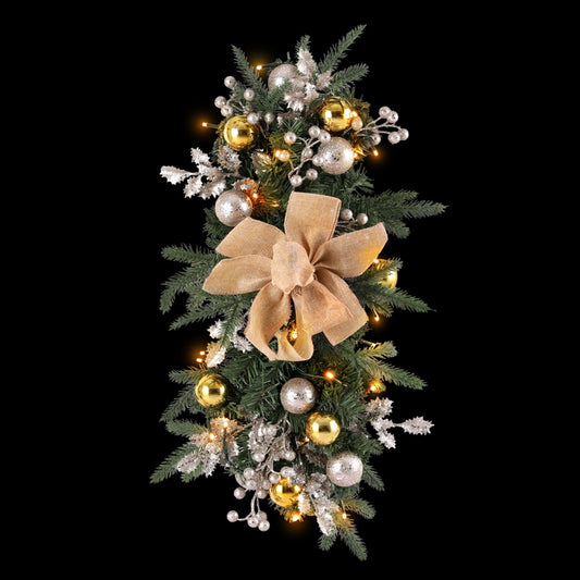 Jingle Jollys Christmas Garland 45cm Hanging Staircase Door Decor