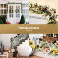 Jingle Jollys 3M Christmas Garland Pre-lit LED Snow Frosted
