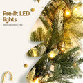 Jingle Jollys 3M Christmas Garland Pre-lit LED Snow Frosted