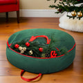 Jingle Jollys Christmas Garland Storage Bag Ornaments Baubles Wreath